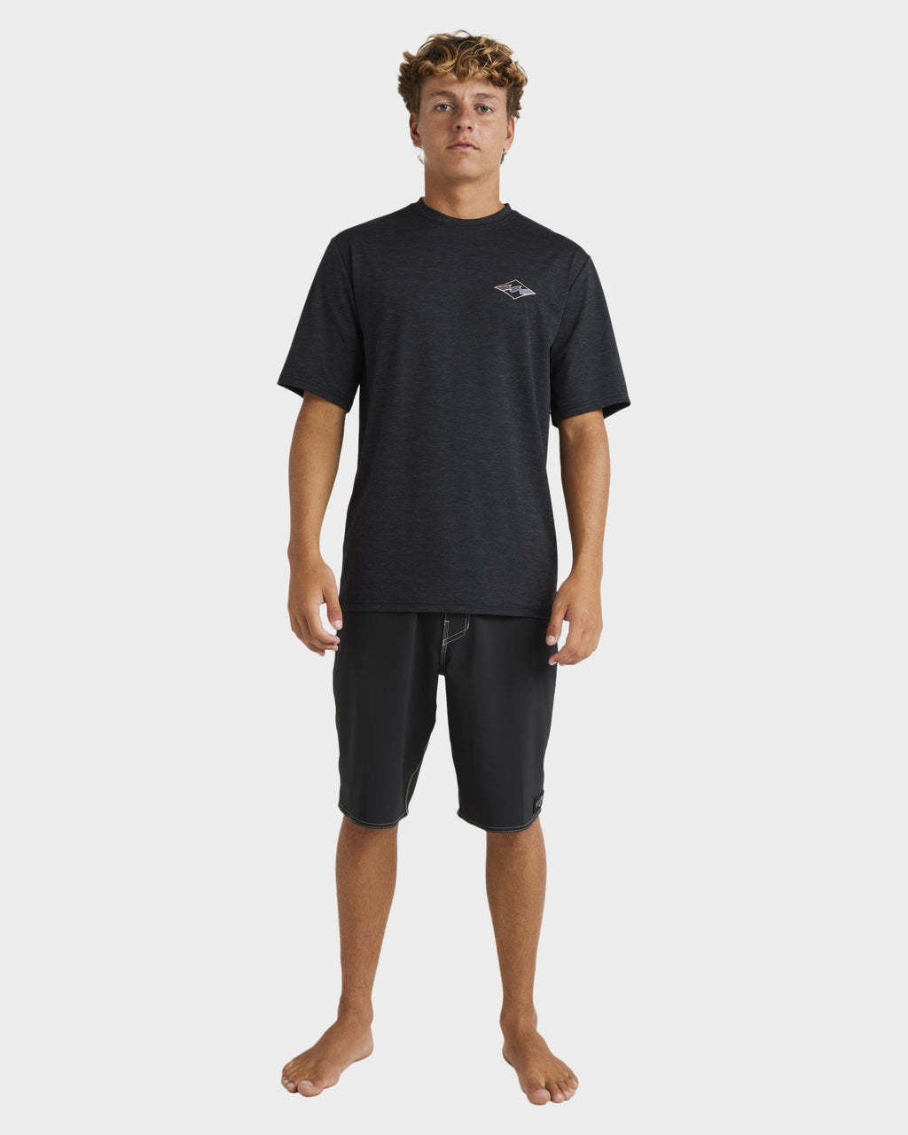 Mens Diamond Shoreline Loose Fit Rash Vest