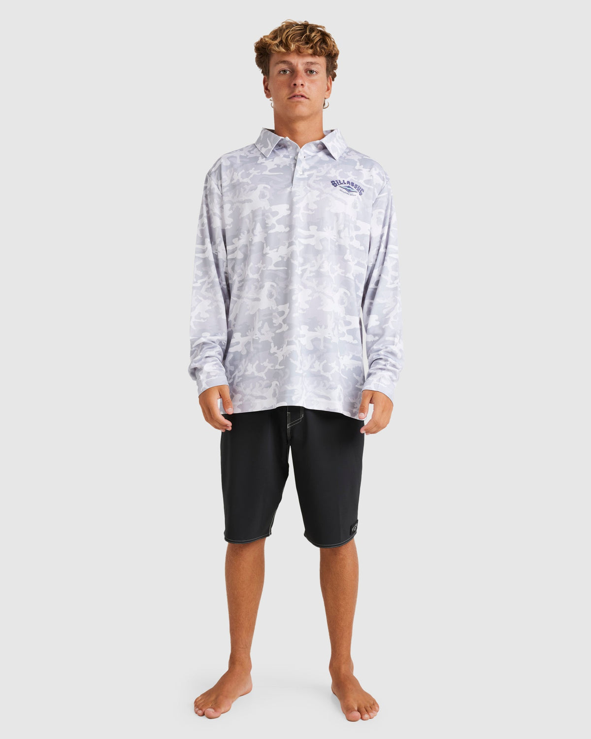 Mens Fisho UPF 50 Long Sleeve Surf Shirt