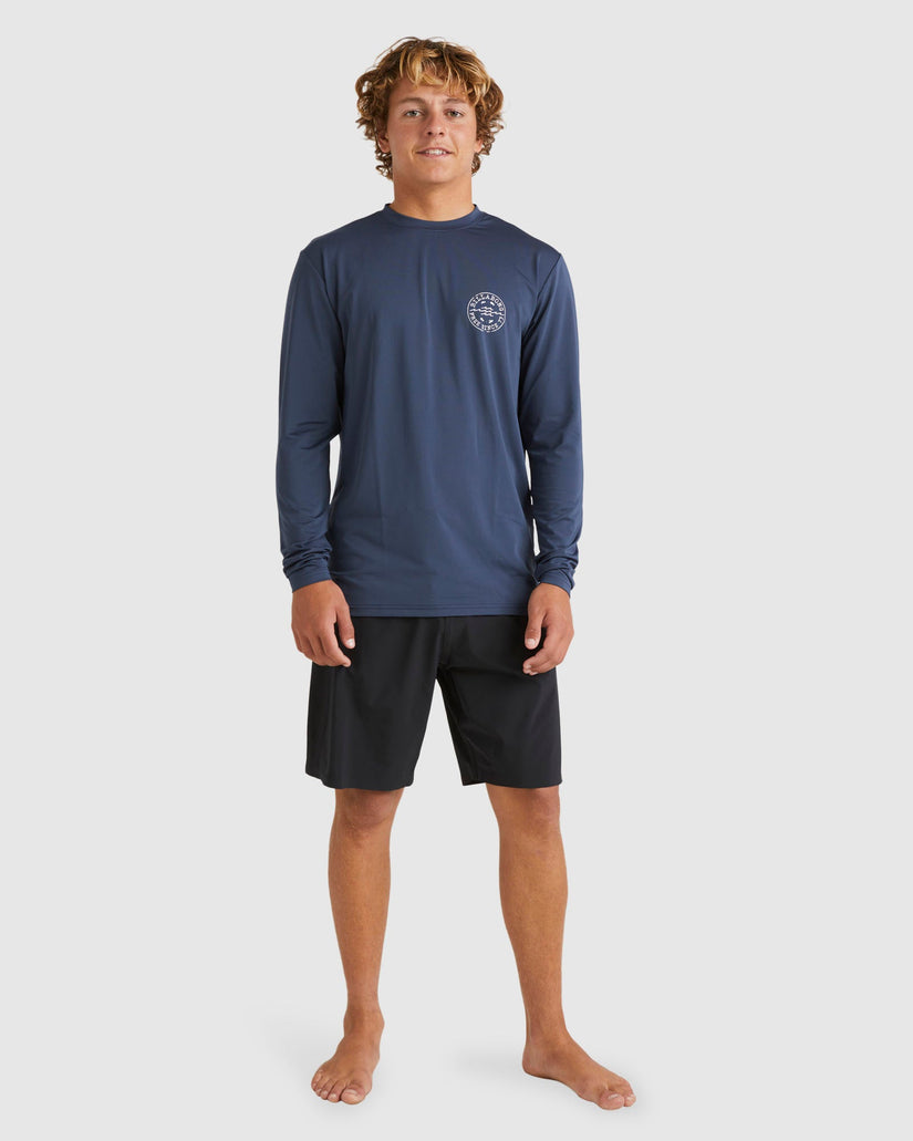 Mens Big Wave Daz Long Sleeve Rash Vest