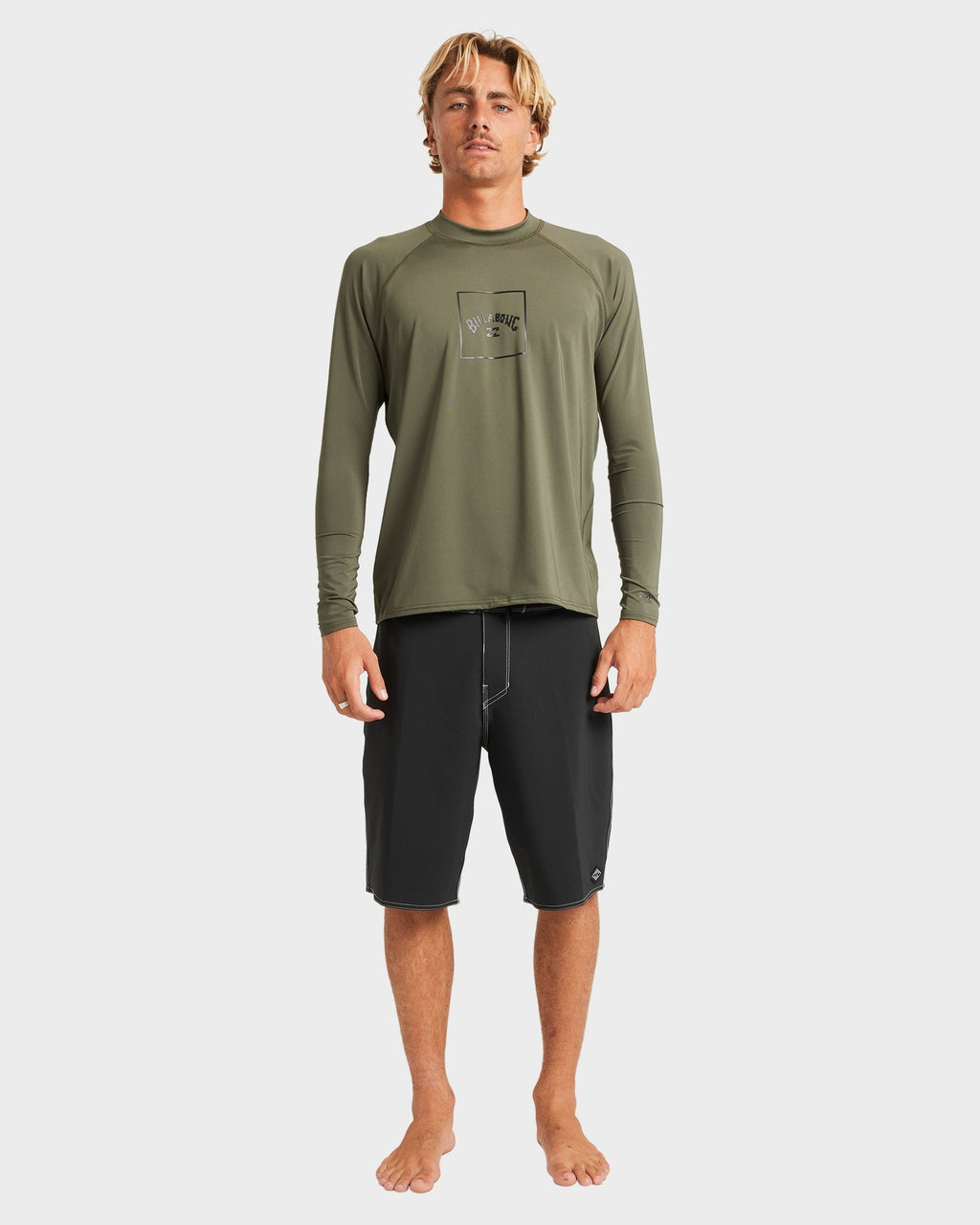 Mens Boxed Arch Long Sleeve Rash Vest