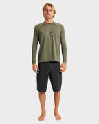 Mens Boxed Arch Long Sleeve Rash Vest