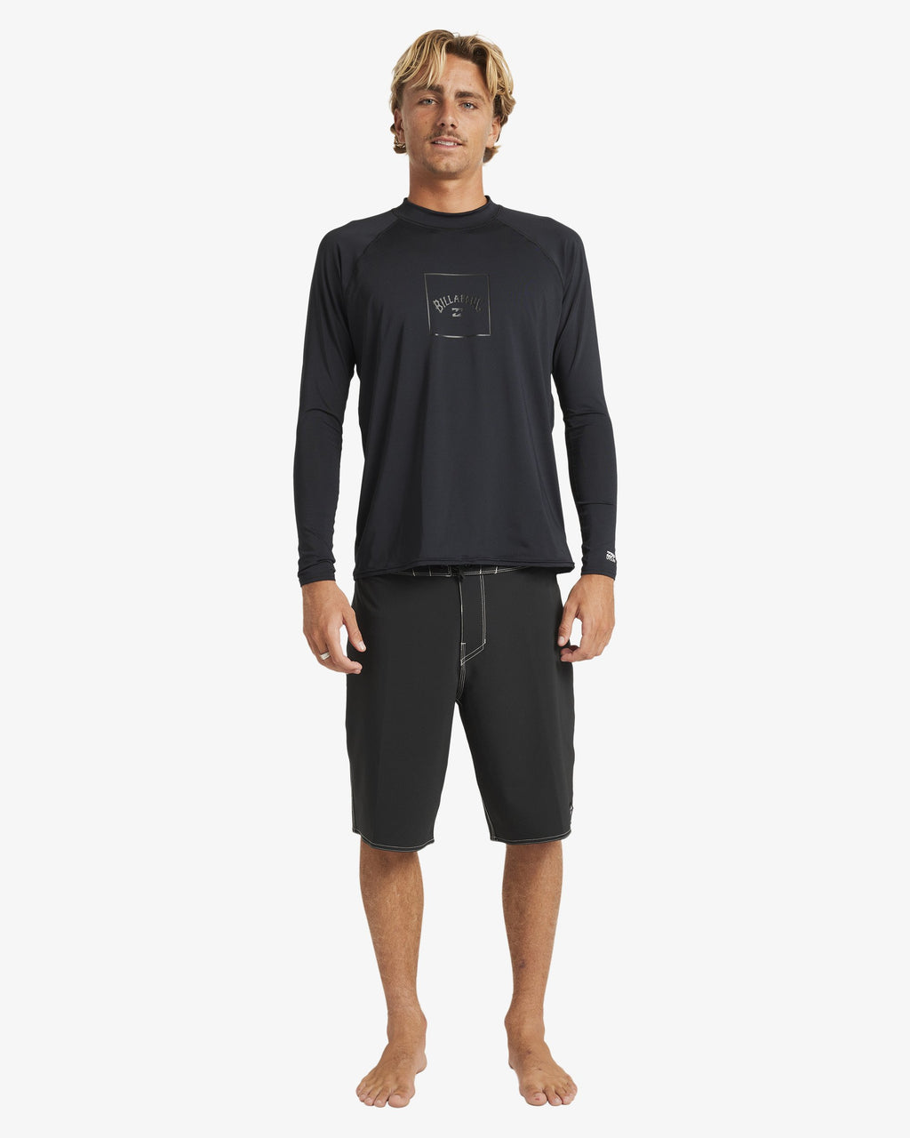 Mens Boxed Arch Long Sleeve Rash Vest