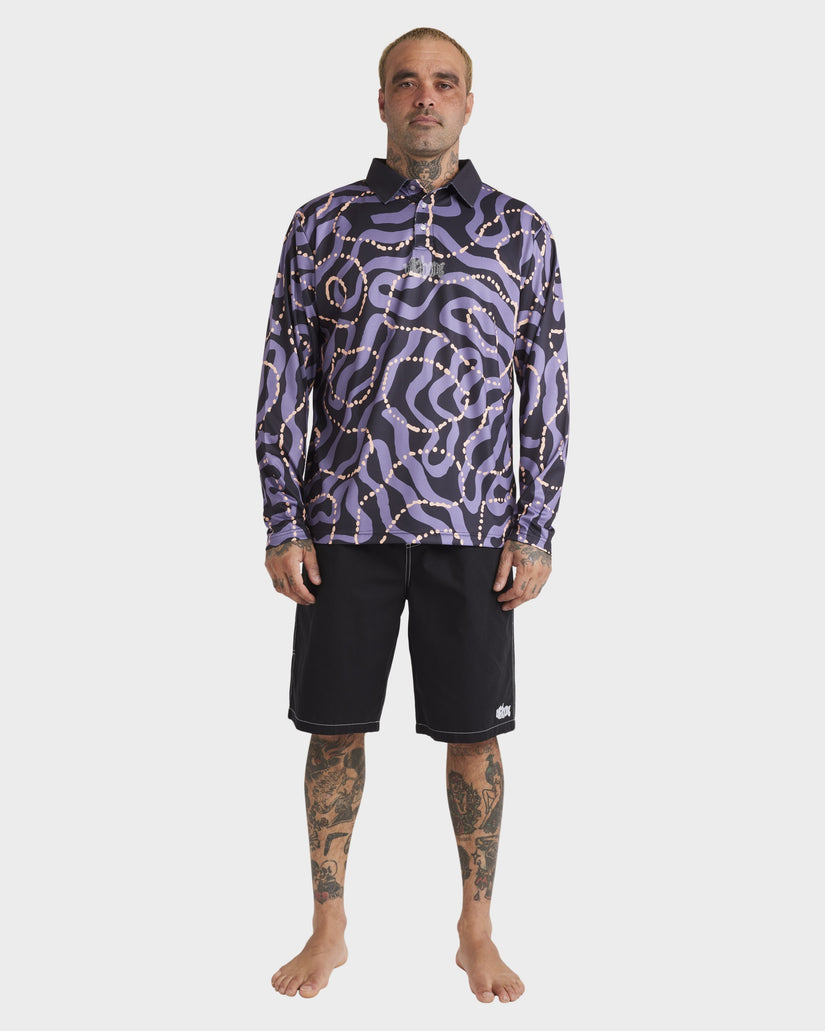 Mens Otis Mangrove Long Sleeve Surf Shirt