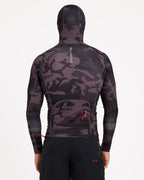 Mens Strike Mission Hooded UPF 50 Long Sleeve Rashguard
