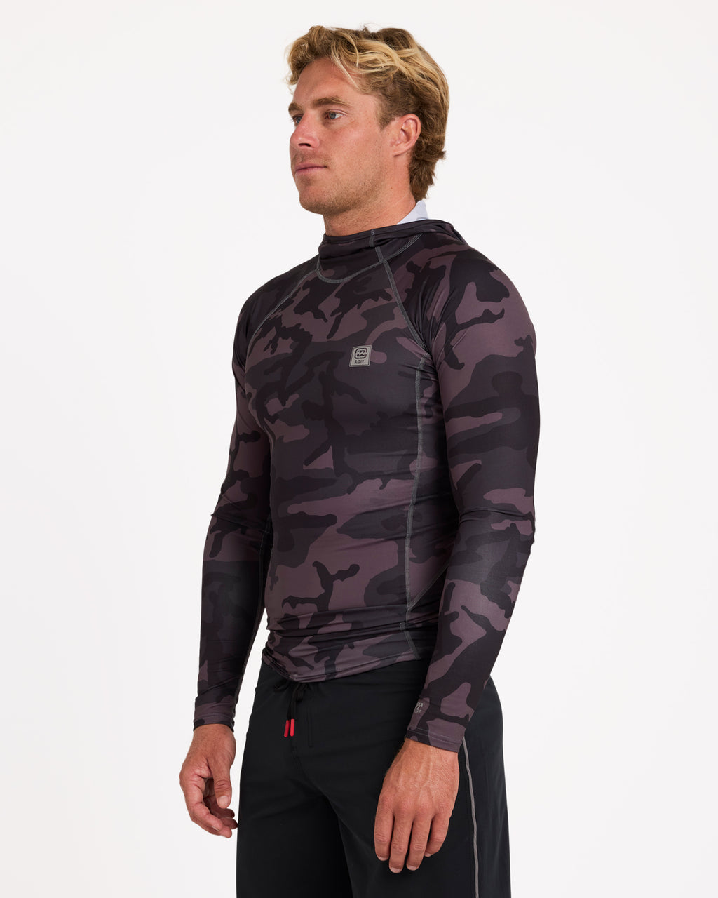 Mens Strike Mission Hooded UPF 50 Long Sleeve Rashguard