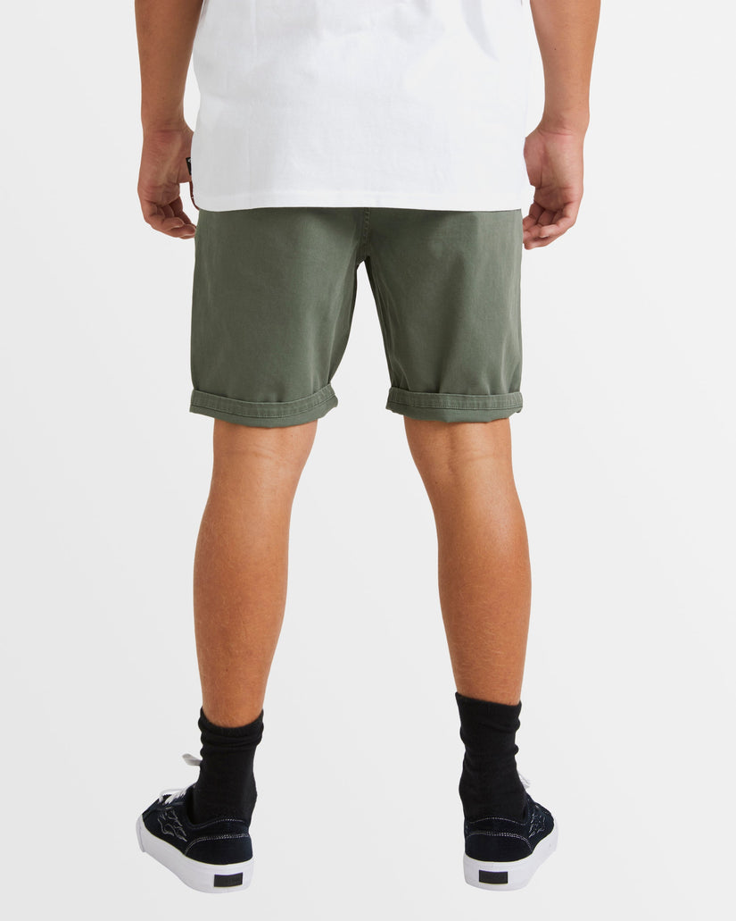 Mens Wave Wash Twill Chino Shorts