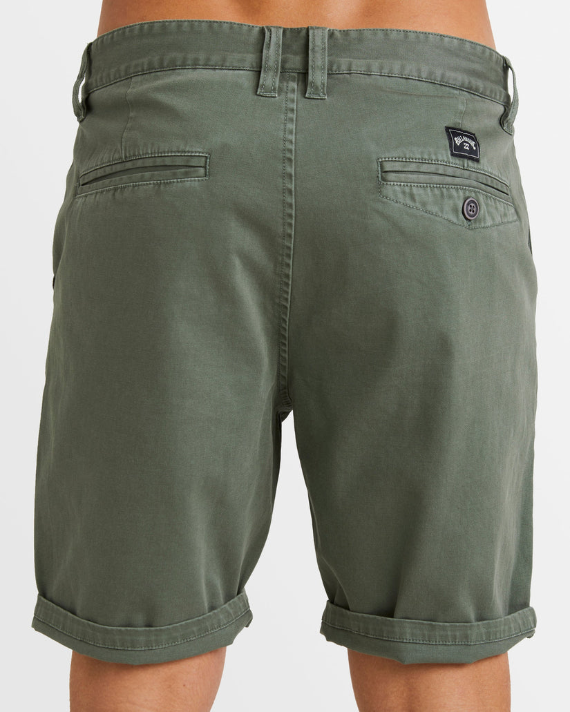 Mens Wave Wash Twill Chino Shorts