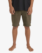 Mens Wave Wash Twill Shorts