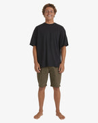 Mens Wave Wash Twill Shorts