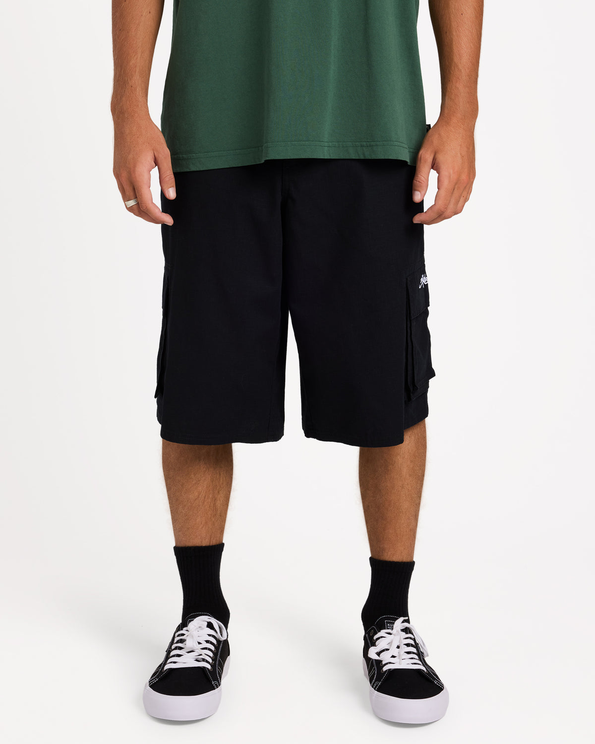 Mens Script Cargo 24" Shorts