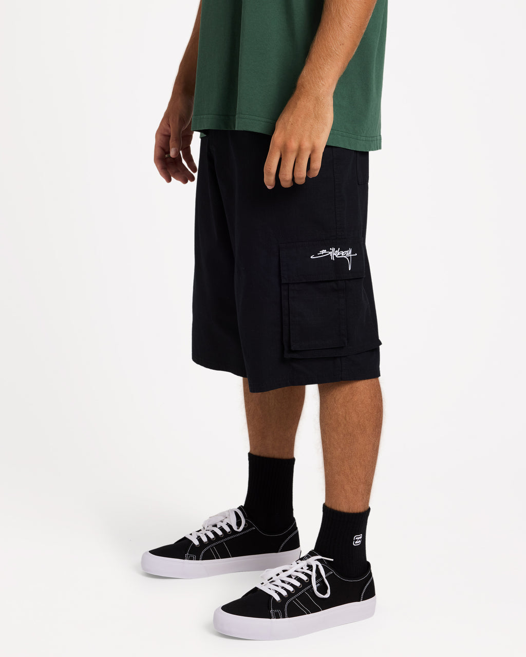Mens Script Cargo 24" Shorts