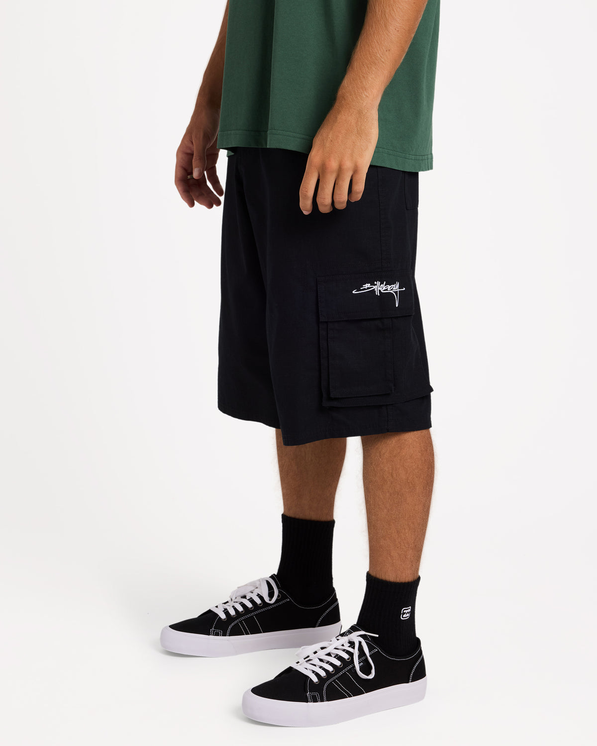 Mens Script Cargo 24" Shorts