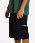 Mens Script Cargo 24" Shorts