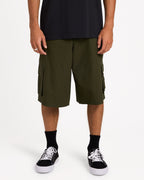 Mens Script Cargo 24" Shorts