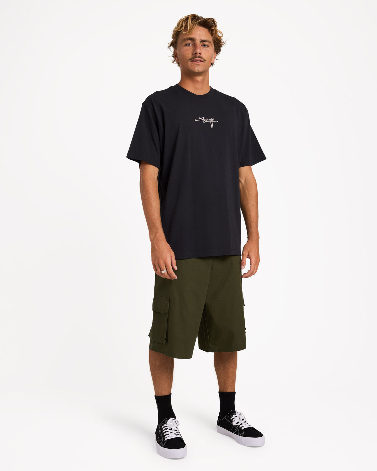 Mens Script Cargo 24" Shorts