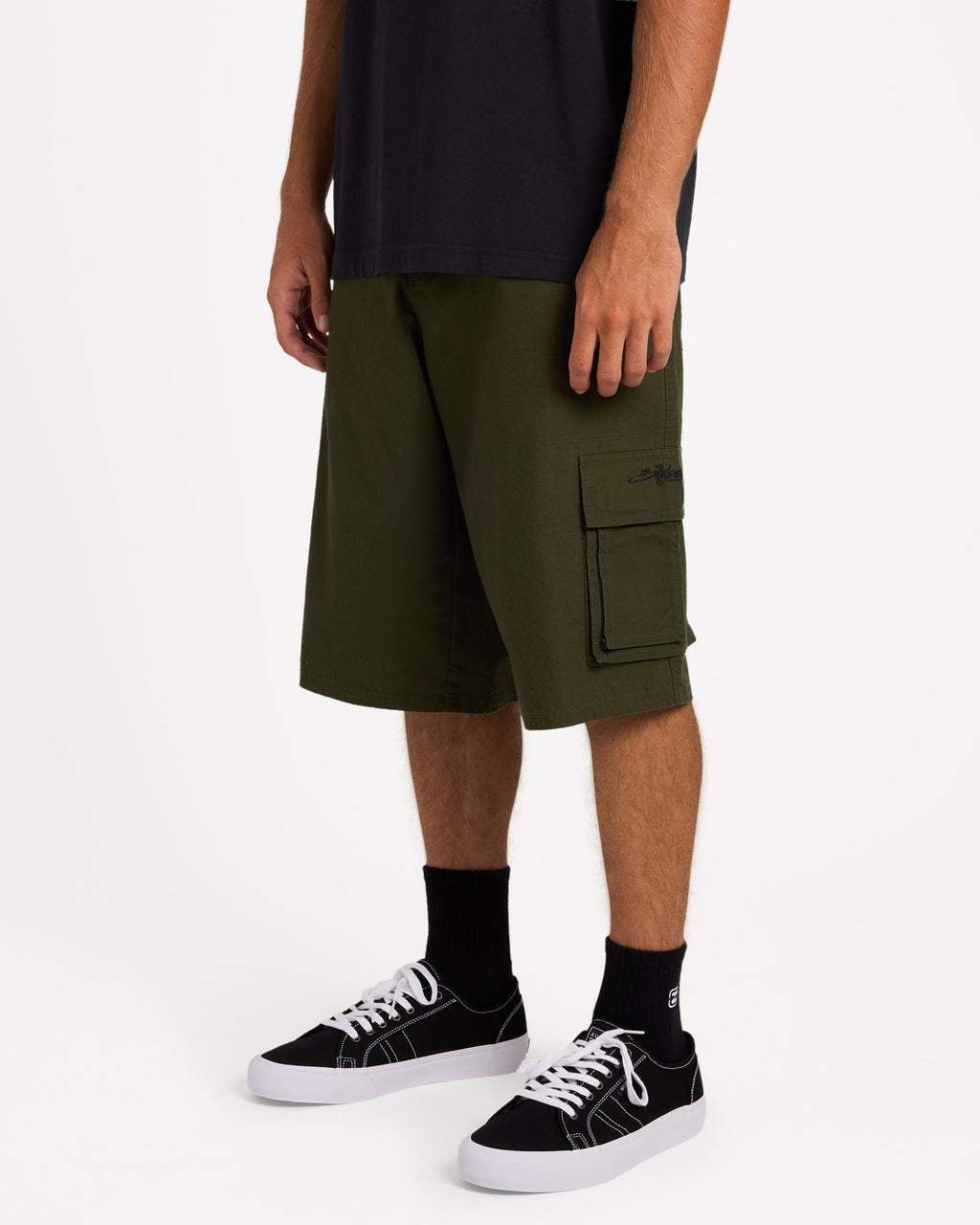 Mens Script Cargo 24" Shorts