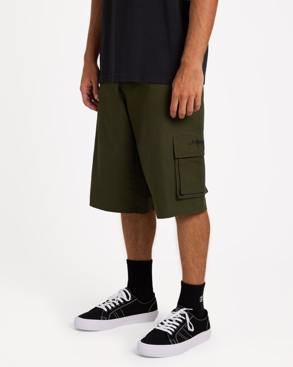 Mens Script Cargo 24" Shorts