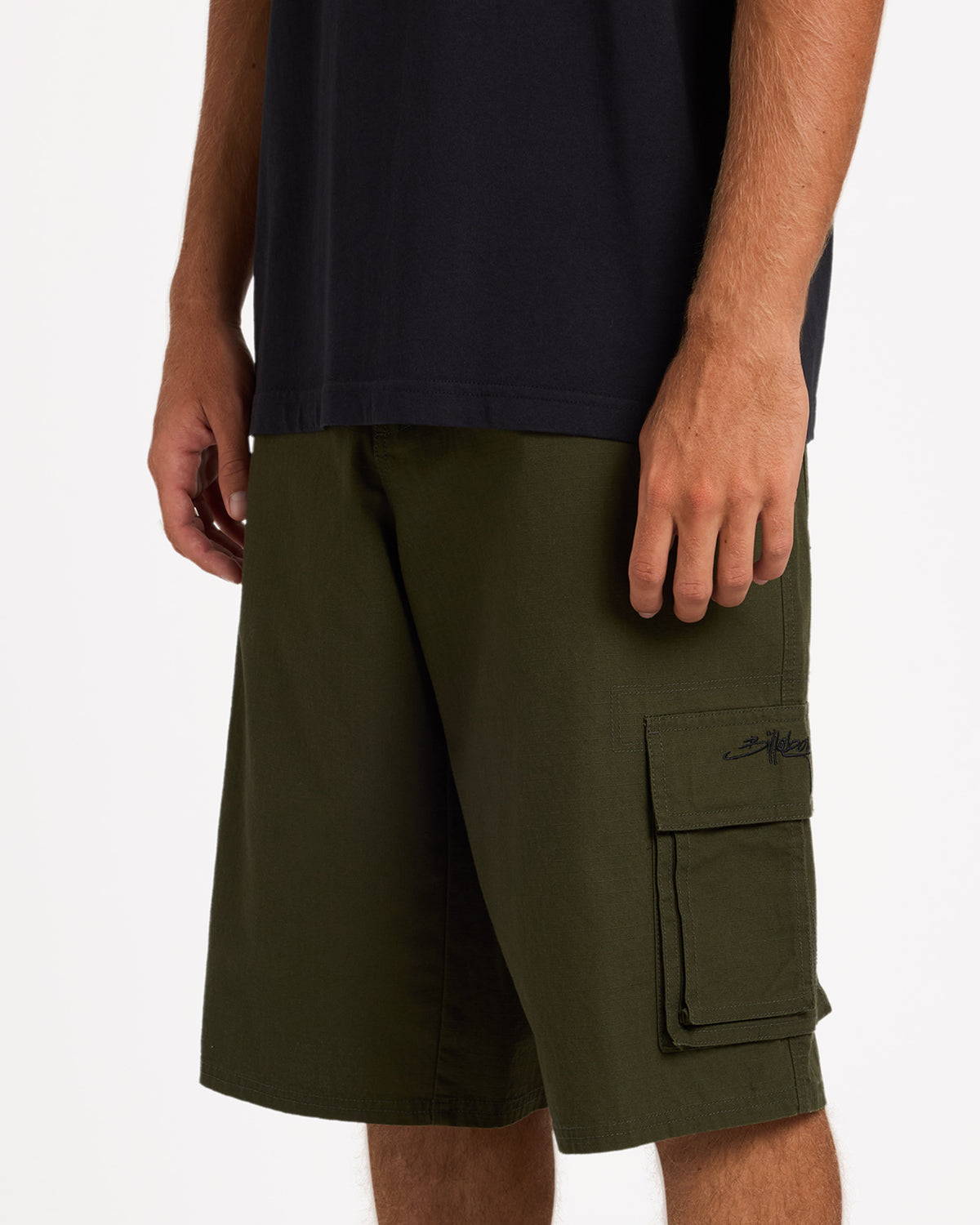 Mens Script Cargo 24" Shorts