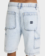 Mens Bad Dog Workwear Denim Shorts