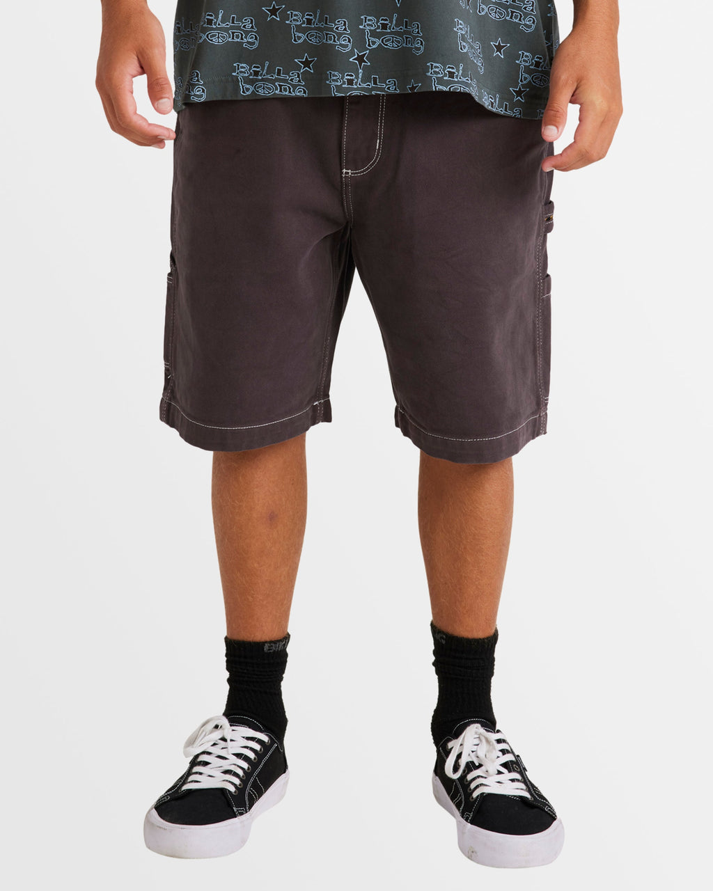 Mens Bad Dog Denim Shorts