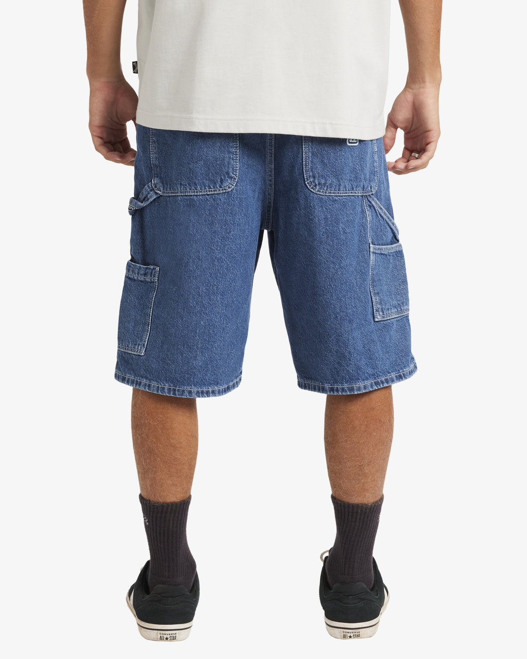 Mens Bad Dog Workwear Denim Shorts