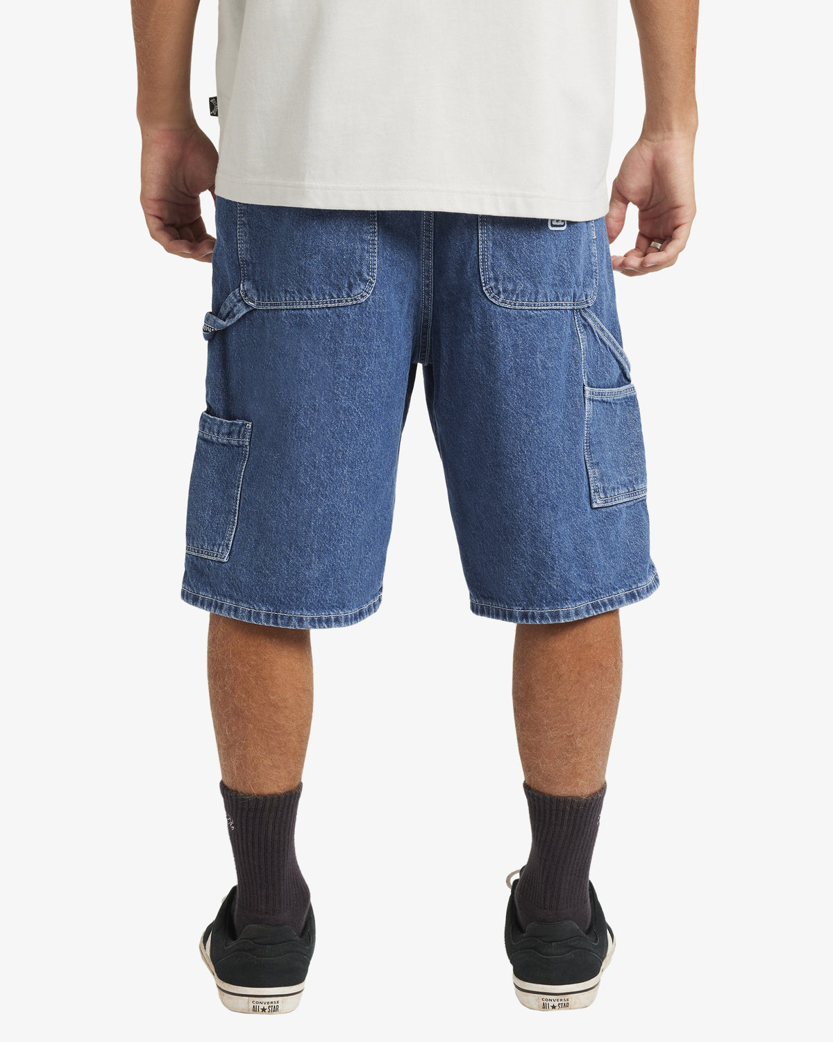Mens Bad Dog Workwear Denim Shorts