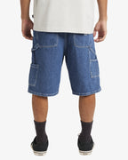 Mens Bad Dog Workwear Denim Shorts