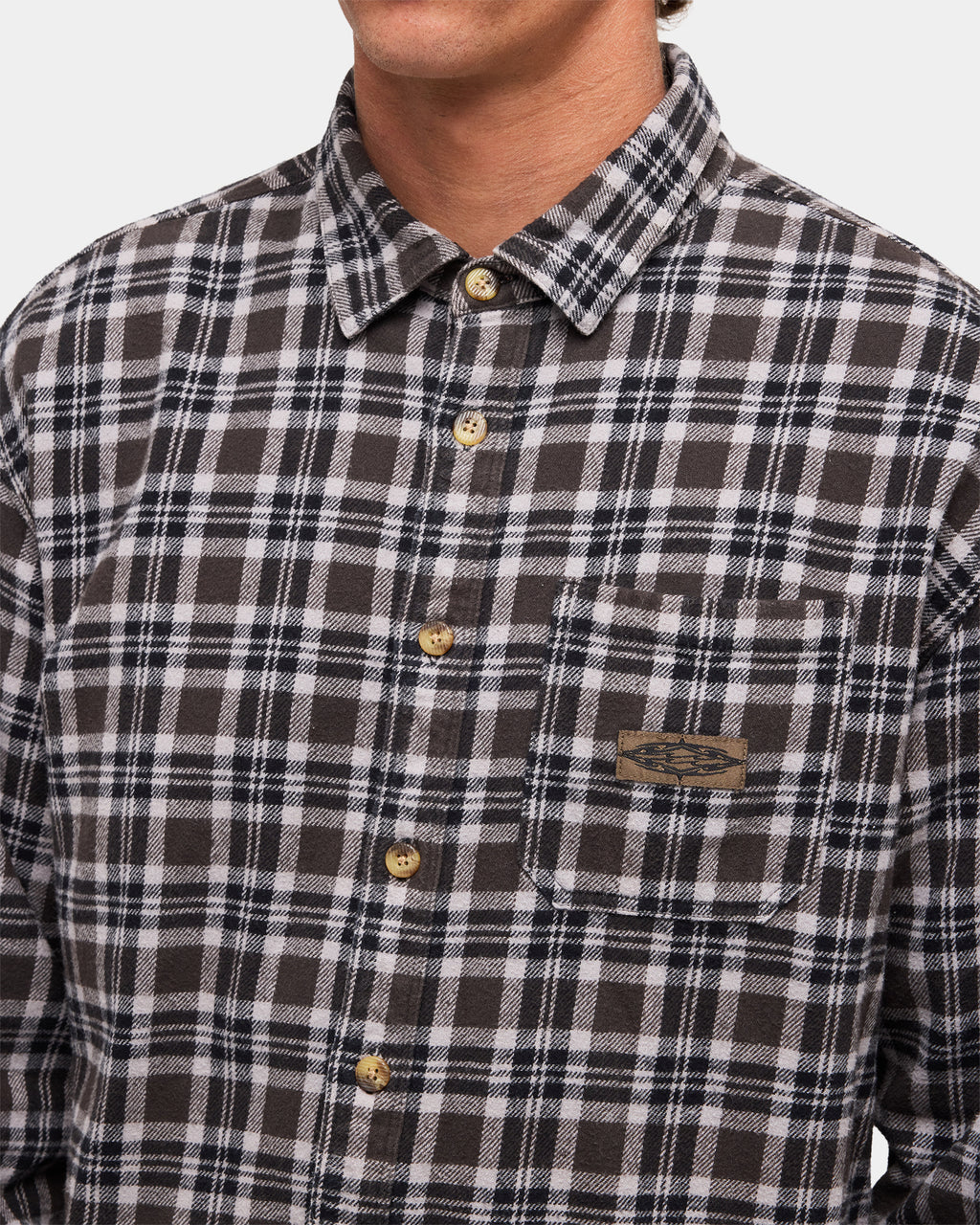 Mens Immortal Flannel Long Sleeve Shirt