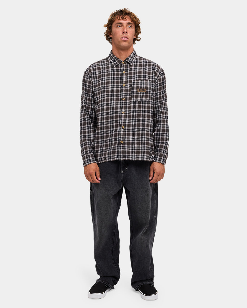 Mens Immortal Flannel Long Sleeve Shirt