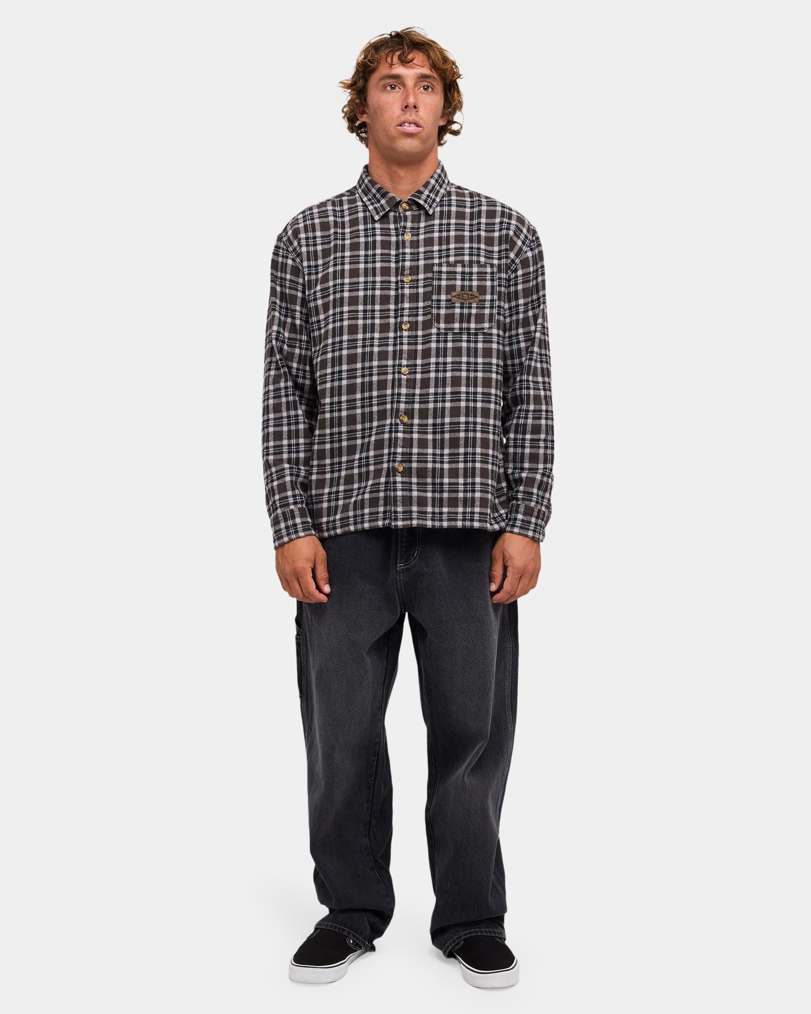 Mens Immortal Flannel Long Sleeve Shirt