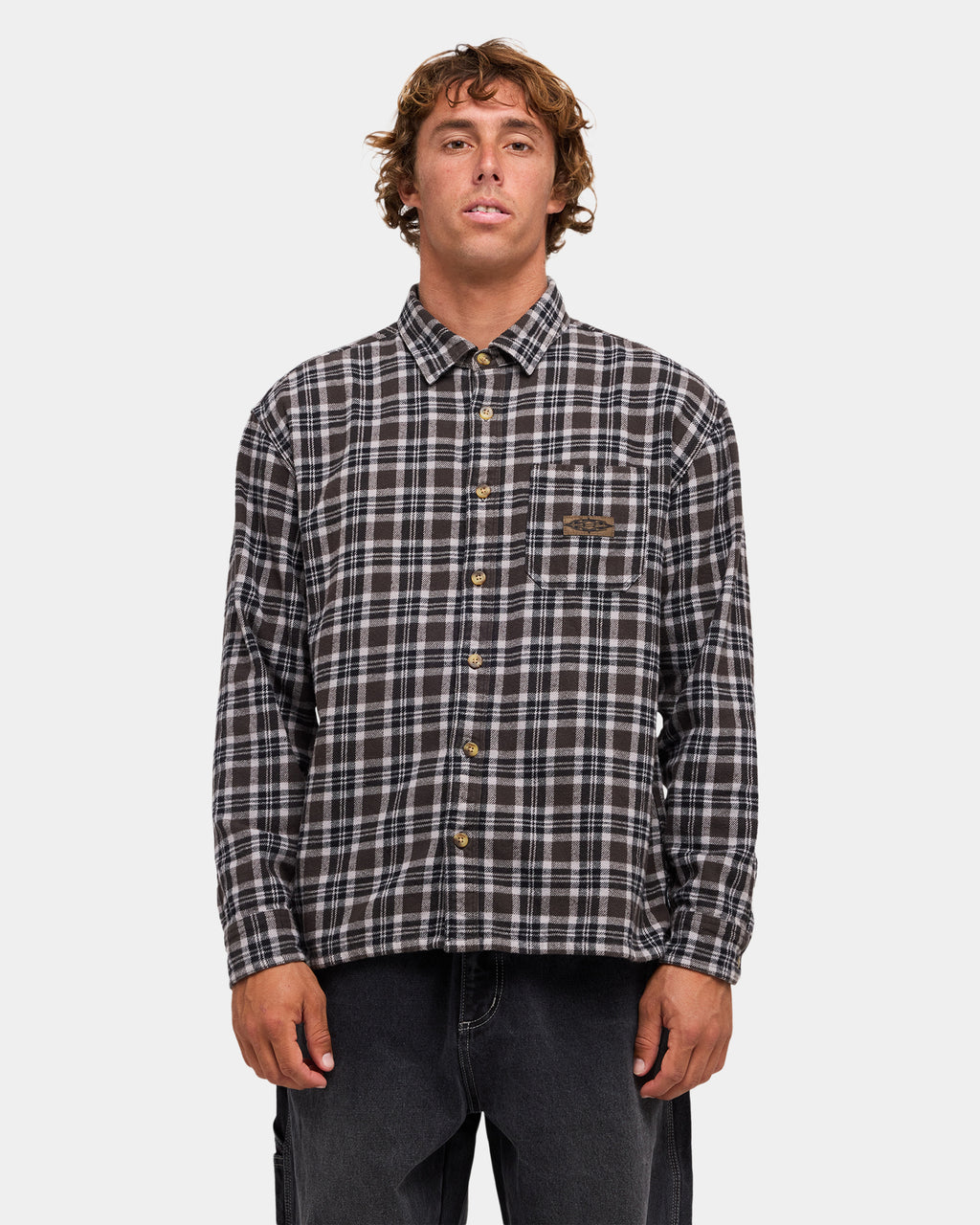 Mens Immortal Flannel Long Sleeve Shirt