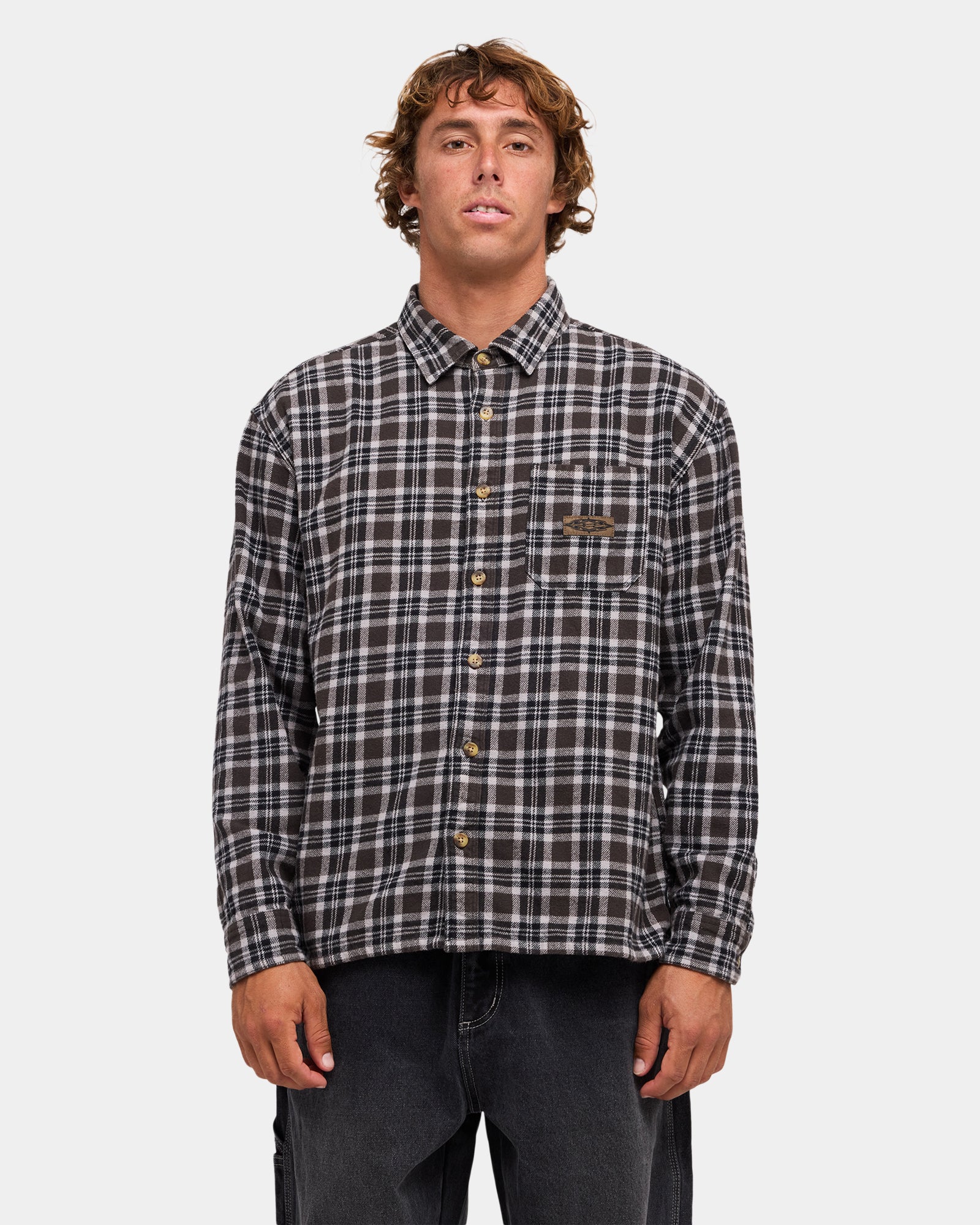 Mens Immortal Flannel Long Sleeve Shirt