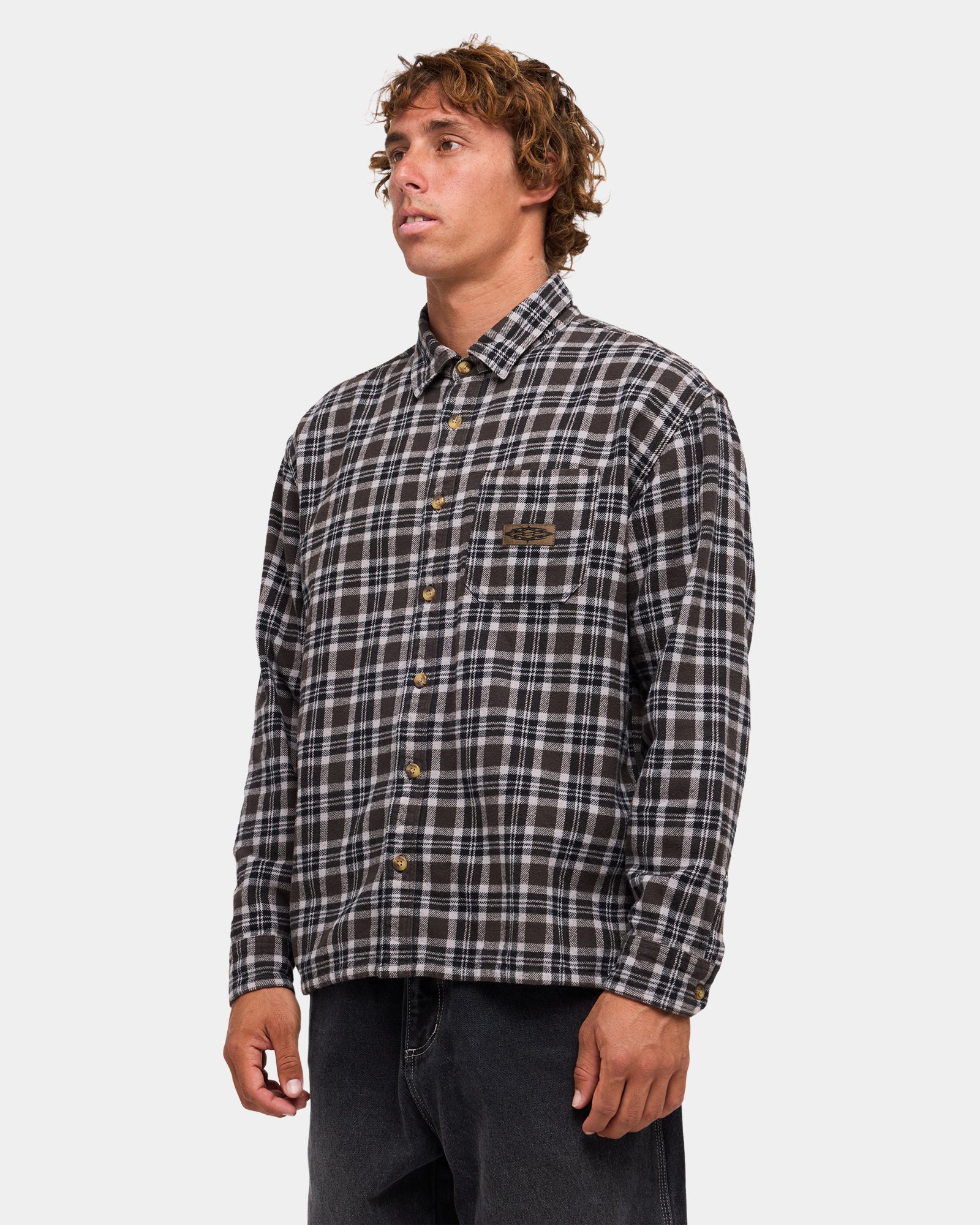 Mens Immortal Flannel Long Sleeve Shirt