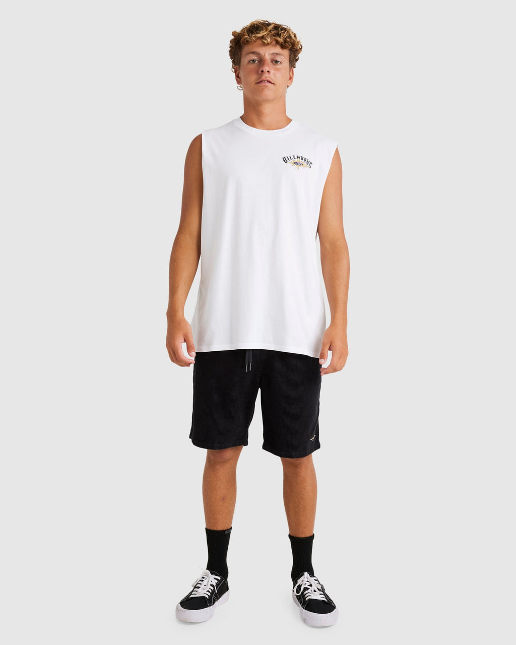 Mens Flame Arch Muscle Shirt
