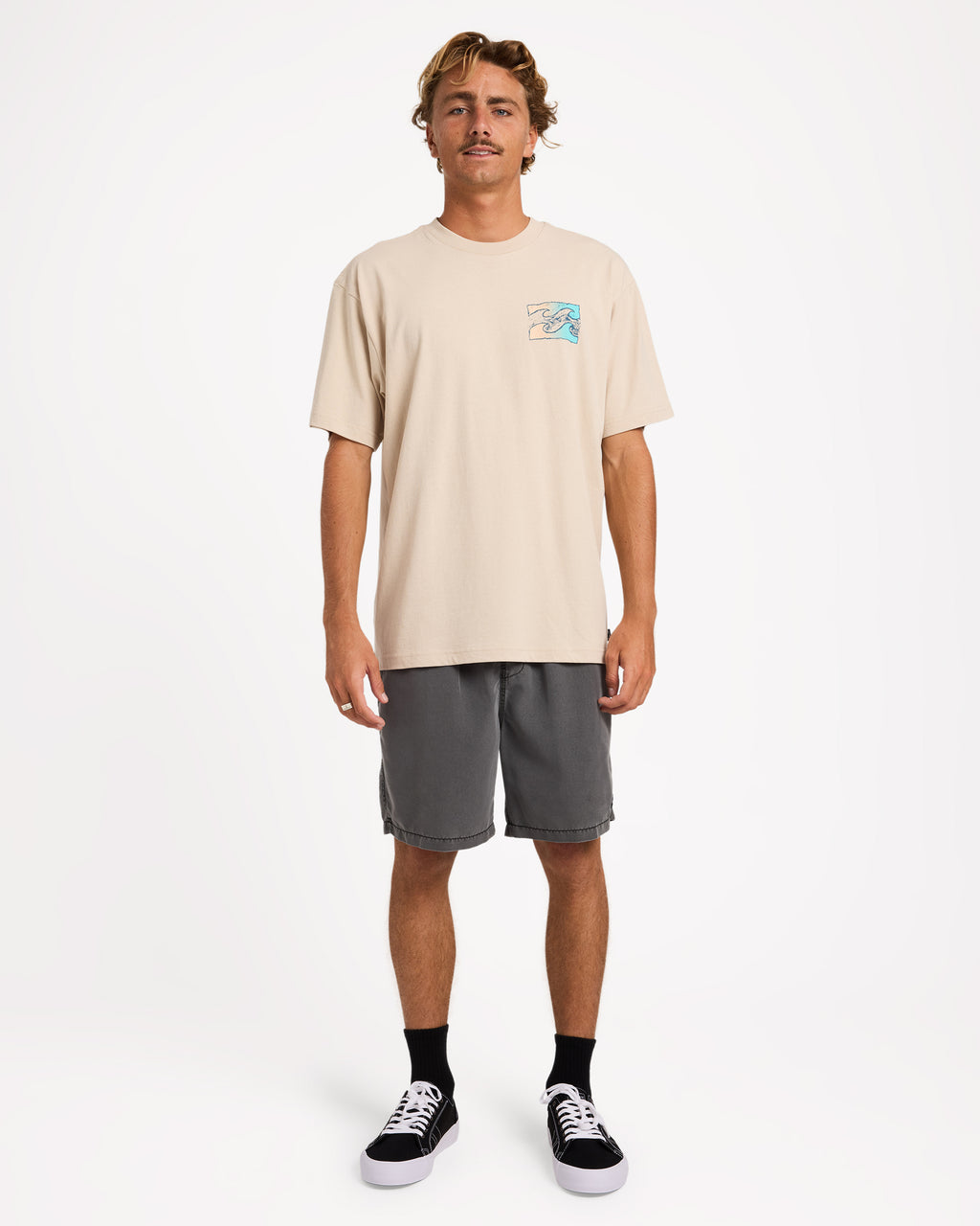 Mens Crayon Wave T-Shirt