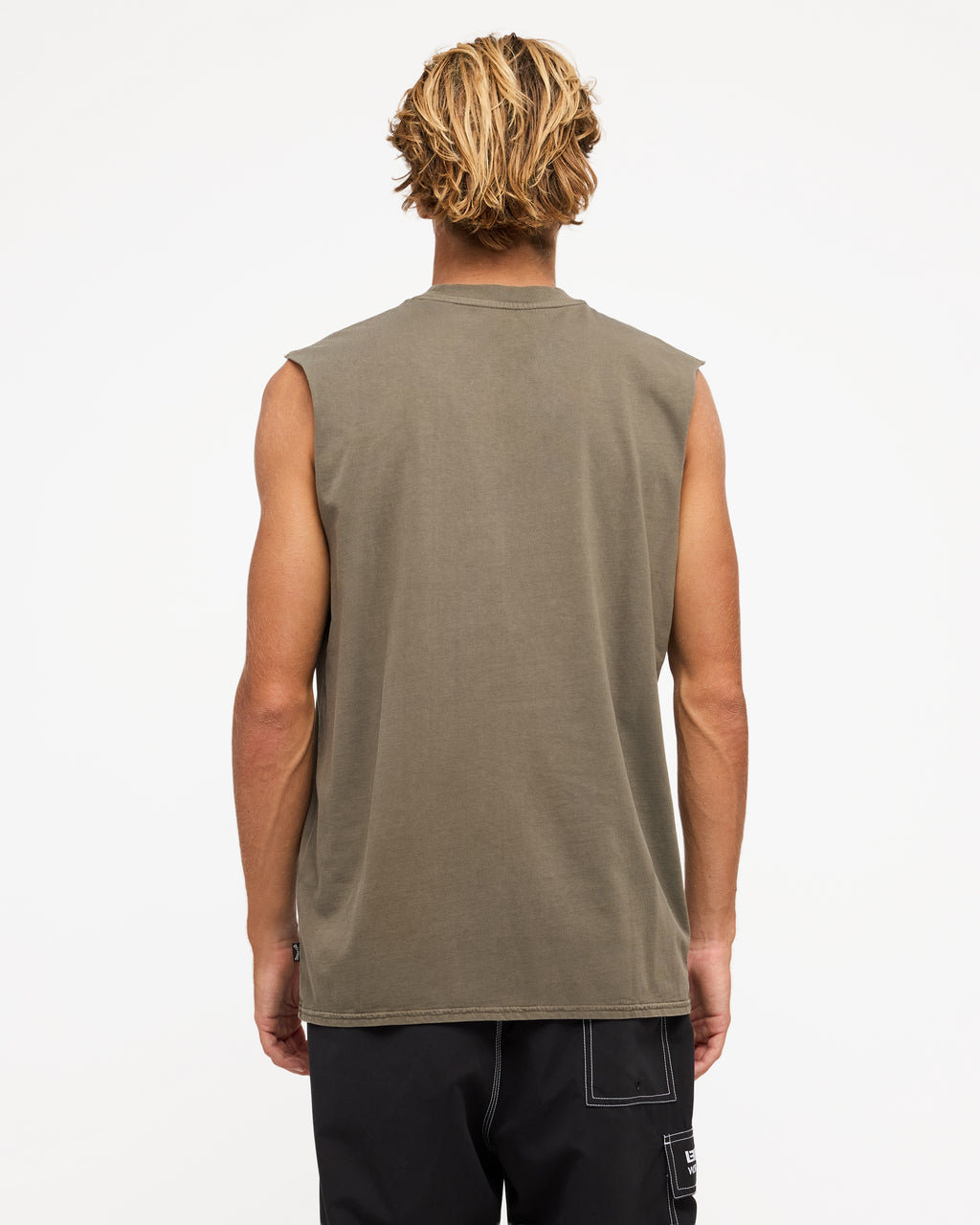 Mens Premium Wave Wash Muscle Top