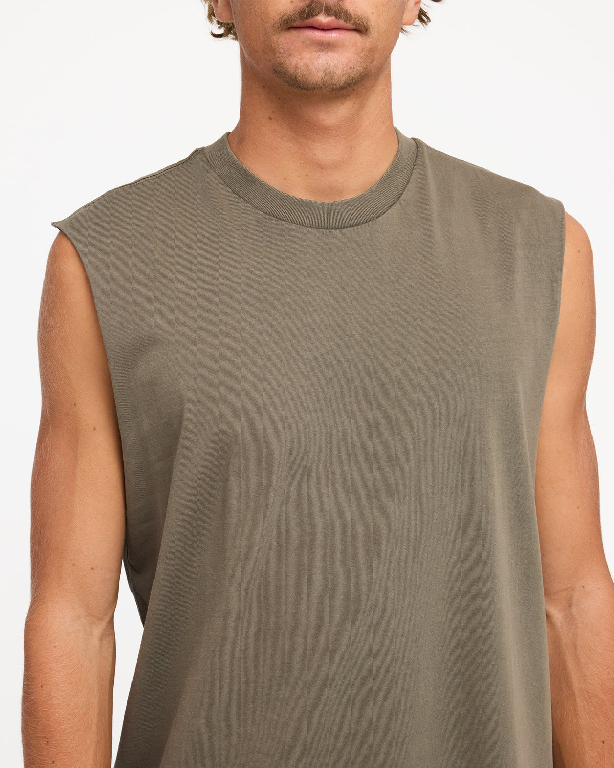 Mens Premium Wave Wash Muscle Top