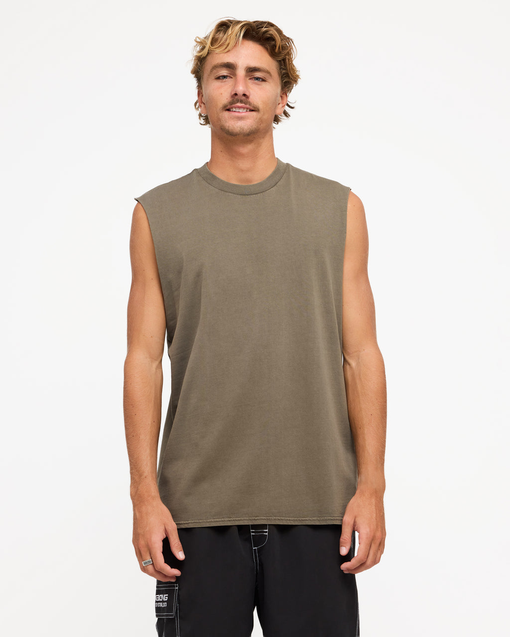 Mens Premium Wave Wash Muscle Top