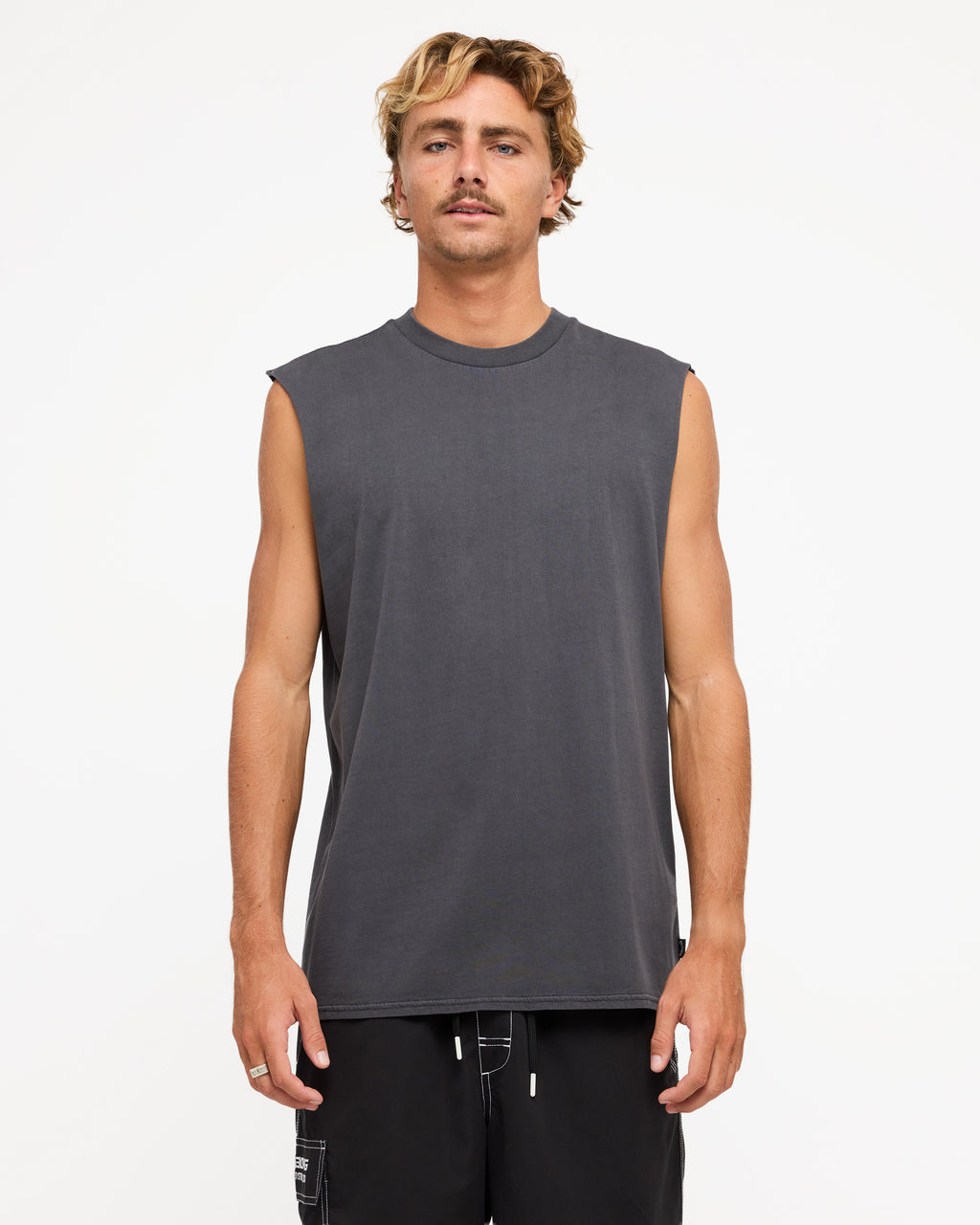Mens Premium Wave Wash Muscle Top