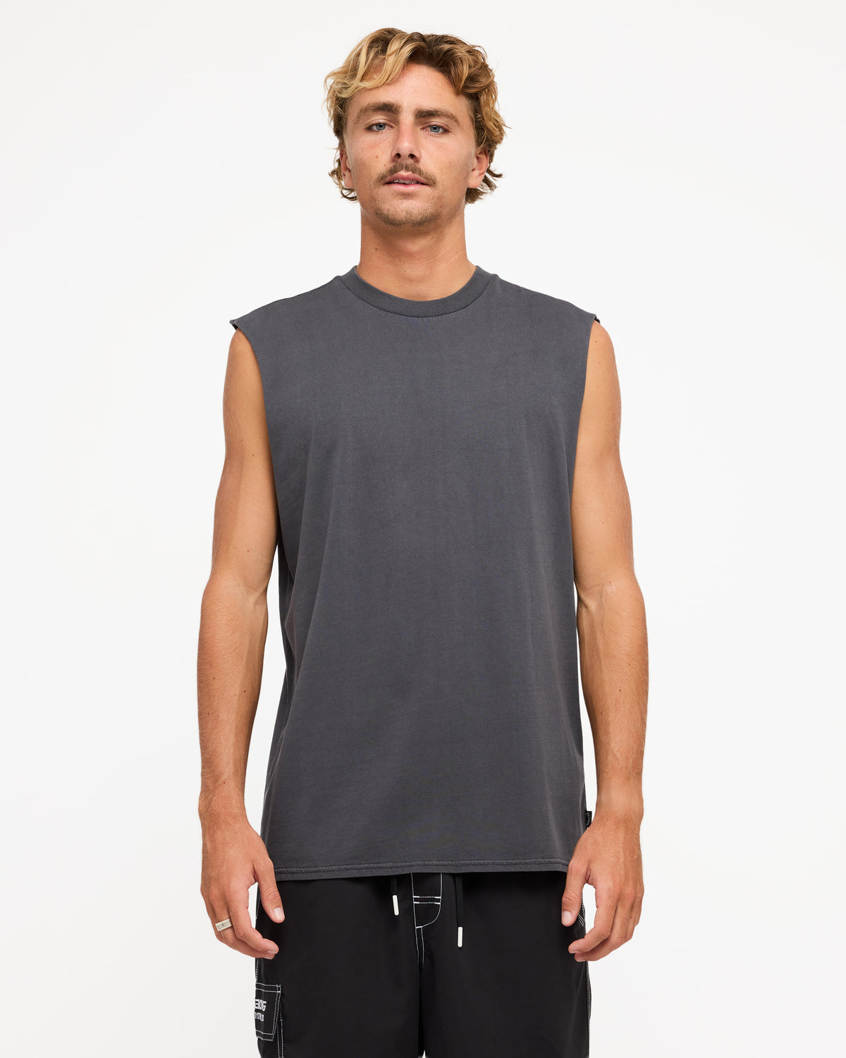 Mens Premium Wave Wash Muscle Top
