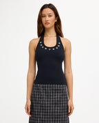 METAL HALTER (BLK)