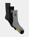 Mens Full Stone Mix 3 Pack Socks