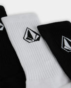 Mens Stone 3 Pack Crew Socks