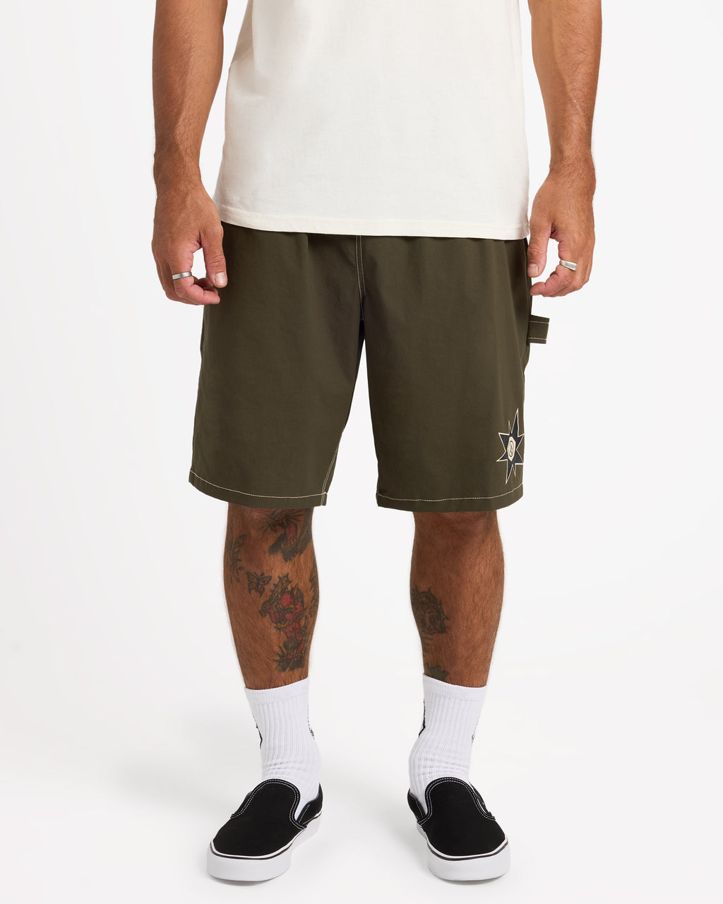 Mens Disturb Elastic Shorts