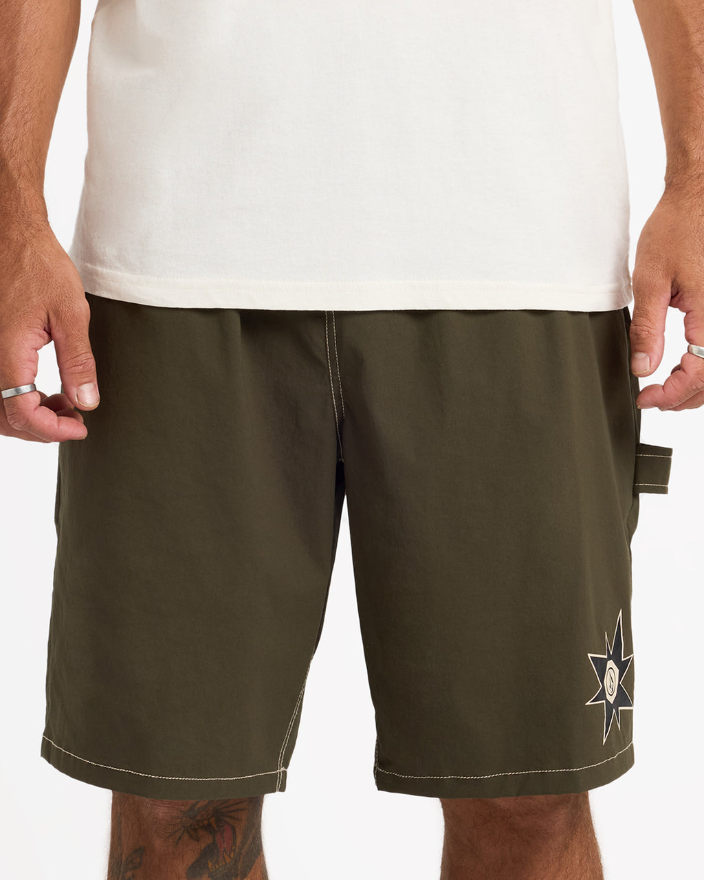 Mens Disturb Elastic Shorts