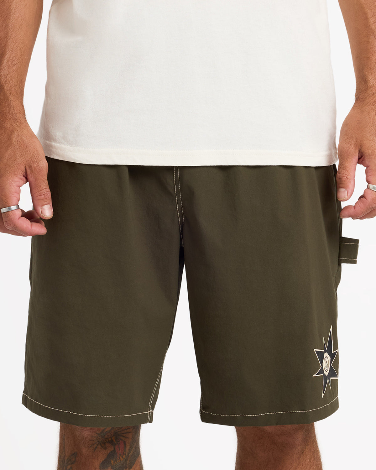Mens Disturb Elastic Shorts