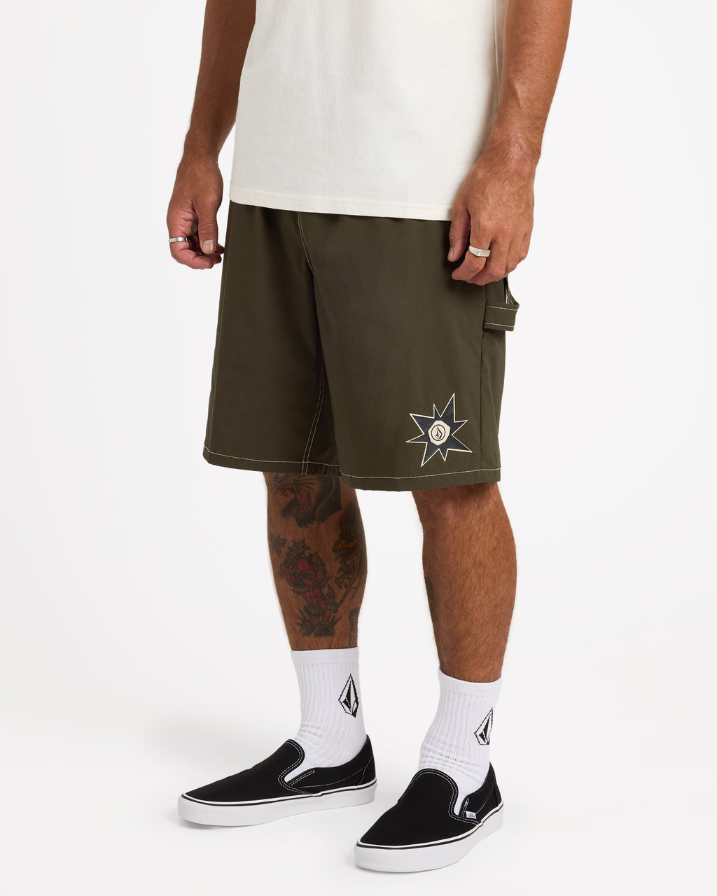 Mens Disturb Elastic Shorts