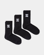 Mens DC 3-Pack Crew Socks
