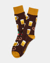 Mens Beer And Pretze Crew Socks