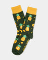 Mens Pineapple Crew Socks